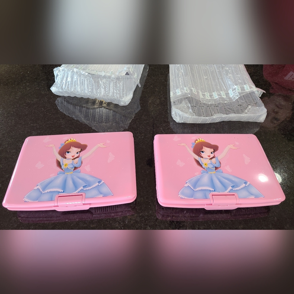 Pink Princess Themed Compact DVD Player